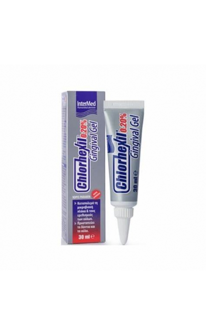 InterMed Chlorhexil 0.20% antibakterinis burnos ertmės gelis, 30ml
