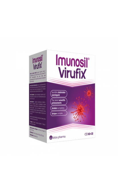 Lotos Pharma IMUNOSIL VIRUFIX, 90 kapsulių
